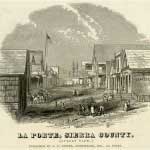 Street View of La Porte, Sierra County; Published by J. C. Lester, Bookseller, Etc. La Porte