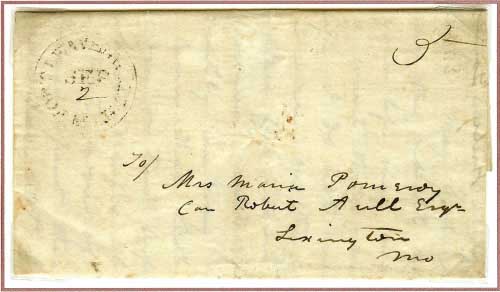 Fort Leavenworth, Missouri ~ September 2, 1846 ~ Paid 5