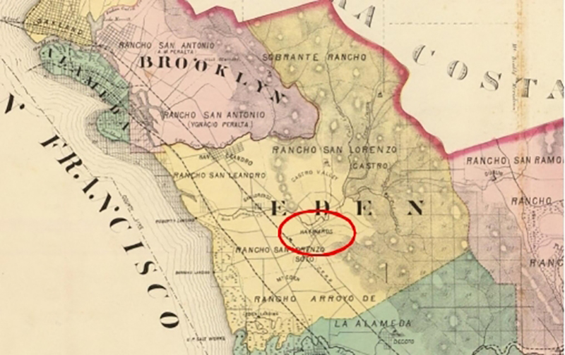 Alameda County Map 1878